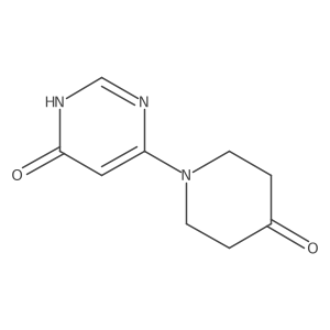 6-(4-Oxopiperidin-1-yl)-3,4-dihydropyrimidin-4-one Structure
