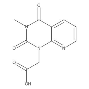 2-(3-Methyl-2,4-dioxo-3,4-dihydropyrido[2,3-d]pyrimidin-1(2H)-yl)acetic acid结构式