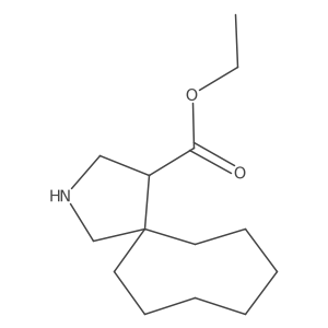 Ethyl 2-azaspiro[4.7]dodecane-4-carboxylate Structure