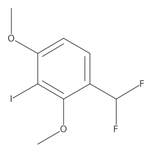 1-(Difluoromethyl)-3-iodo-2,4-dimethoxybenzene结构式