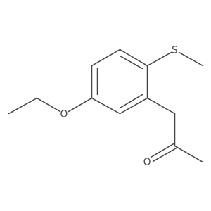 1-(5-Ethoxy-2-(methylthio)phenyl)propan-2-one Structure