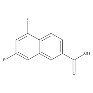 5,7-Difluoro-2-naphthoic acid结构式
