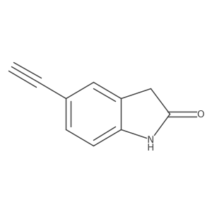 5-Ethynylindolin-2-one结构式