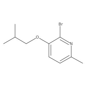 2-Bromo-3-isobutoxy-6-methylpyridine Structure
