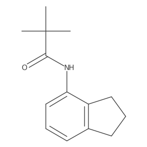 N-(4-Indanyl)pivalamide结构式
