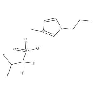 1-Methyl-3-propylimidazolium 1,1,2,2-tetrafluoroethanesulfonate结构式
