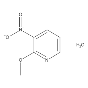 2-Methoxy-3-nitropyridine hydrate Structure