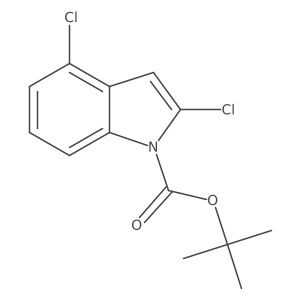 tert-butyl 2,4-dichloro-1H-indole-1-carboxylate Structure