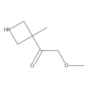 2-Methoxy-1-(3-methylazetidin-3-yl)ethan-1-one结构式