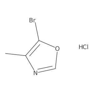 5-Bromo-4-methyl-1,3-oxazole hydrochloride Structure