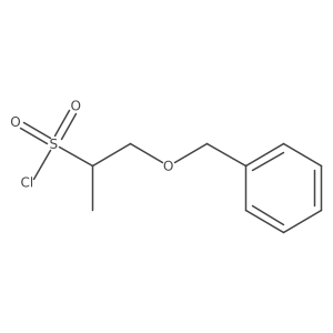 1-(Benzyloxy)propane-2-sulfonyl chloride结构式