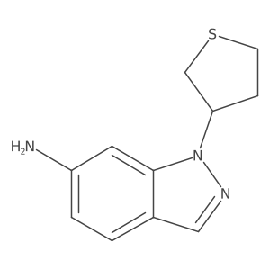 1-(thiolan-3-yl)-1H-indazol-6-amine结构式