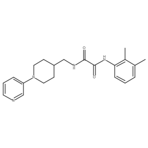 N1-(2,3-dimethylphenyl)-N2-((1-(pyridin-3-yl)piperidin-4-yl)methyl)oxalamide结构式