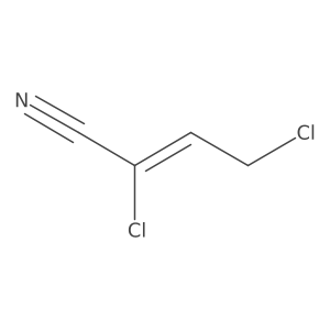 (2Z)-2,4-Dichloro-2-butenenitrile Structure