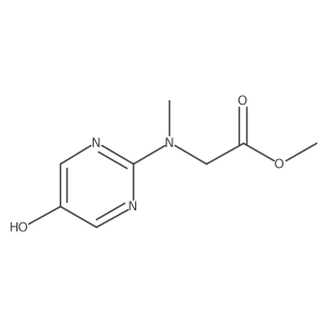 Methyl 2-[(5-hydroxypyrimidin-2-yl)-methylamino]acetate Structure