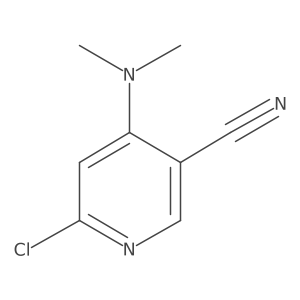 6-Chloro-4-(dimethylamino)nicotinonitrile Structure