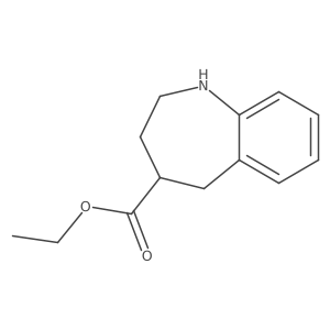 ethyl 2,3,4,5-tetrahydro-1H-1-benzazepine-4-carboxylate结构式