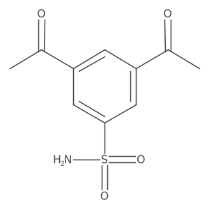3,5-Diacetylbenzenesulfonamide结构式