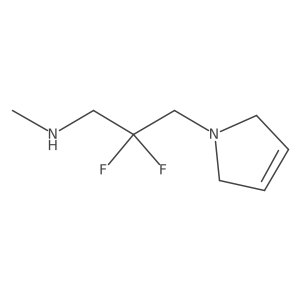 [3-(2,5-dihydro-1H-pyrrol-1-yl)-2,2-difluoropropyl](methyl)amine Structure