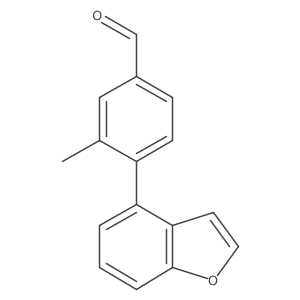 4-(1-Benzofuran-4-yl)-3-methylbenzaldehyde结构式