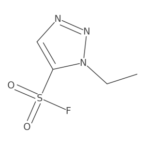 1-ethyl-1H-1,2,3-triazole-5-sulfonyl fluoride结构式