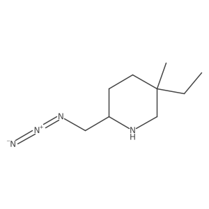 2-(Azidomethyl)-5-ethyl-5-methylpiperidine Structure