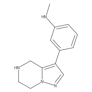 N-methyl-3-{4H,5H,6H,7H-pyrazolo[1,5-a]pyrazin-3-yl}aniline Structure