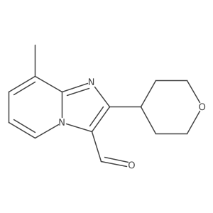 8-Methyl-2-(oxan-4-yl)imidazo[1,2-a]pyridine-3-carbaldehyde Structure