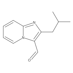 2-(2-Methylpropyl)imidazo[1,2-a]pyridine-3-carbaldehyde结构式