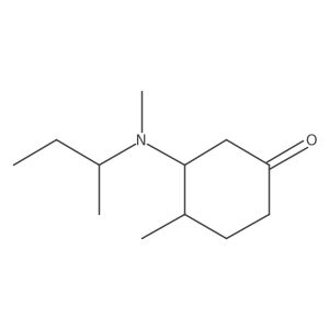 3-[(Butan-2-yl)(methyl)amino]-4-methylcyclohexan-1-one Structure