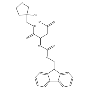 3-({[(9H-fluoren-9-yl)methoxy]carbonyl}amino)-3-{[(3-hydroxyoxolan-3-yl)methyl]carbamoyl}propanoic acid Structure