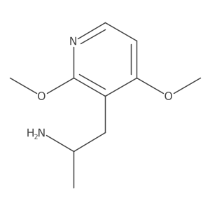 (2R)-1-(2,4-dimethoxypyridin-3-yl)propan-2-amine Structure