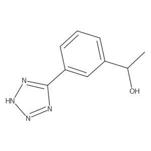 (1S)-1-[3-(1H-1,2,3,4-tetrazol-5-yl)phenyl]ethan-1-ol Structure