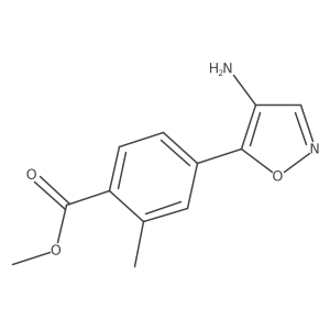 Methyl 4-(4-amino-1,2-oxazol-5-yl)-2-methylbenzoate Structure