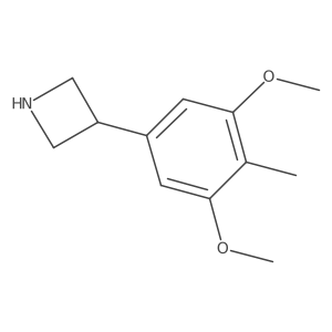 3-(3,5-Dimethoxy-4-methylphenyl)azetidine结构式