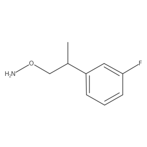 O-[2-(3-fluorophenyl)propyl]hydroxylamine Structure