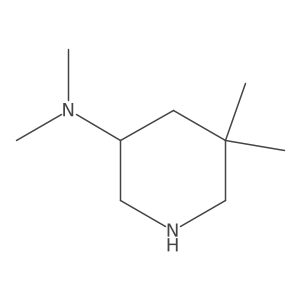 N,N,5,5-tetramethylpiperidin-3-amine Structure