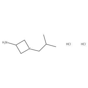 1-Isobutylazetidin-3-amine dihydrochloride结构式