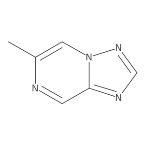 6-Methyl-[1,2,4]triazolo[1,5-a]pyrazine结构式