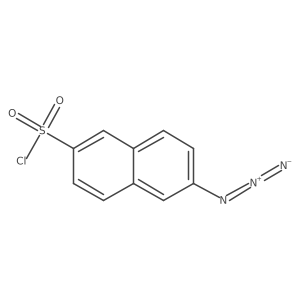 6-Azidonaphthalene-2-sulfonyl chloride结构式