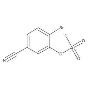 1-Bromo-4-cyano-2-fluorosulfonyloxybenzene Structure