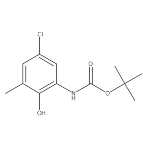 tert-butyl N-(5-chloro-2-hydroxy-3-methylphenyl)carbamate Structure
