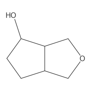 rel-(3aR,4S,6aS)-Hexahydro-cyclopenta[c]furan-4-ol Structure