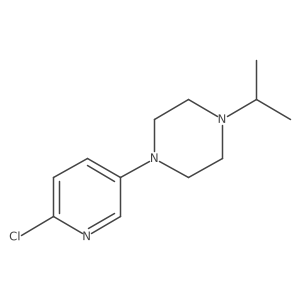 1-(6-Chloropyridin-3-YL)-4-(propan-2-YL)piperazine结构式