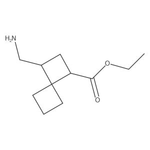Ethyl 3-(aminomethyl)spiro[3.3]heptane-1-carboxylate Structure