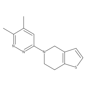 3,4-dimethyl-6-{4H,5H,6H,7H-thieno[3,2-c]pyridin-5-yl}pyridazine Structure