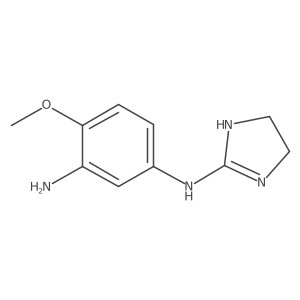 N1-(4,5-dihydro-1H-imidazol-2-yl)-4-methoxybenzene-1,3-diamine Structure