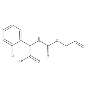 2-(2-Chlorophenyl)-2-{[(prop-2-en-1-yloxy)carbonyl]amino}acetic acid结构式