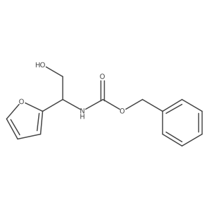benzyl N-[1-(furan-2-yl)-2-hydroxyethyl]carbamate Structure