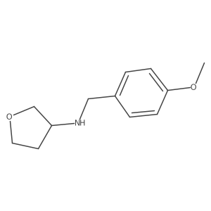 (S)-N-(4-Methoxybenzyl)tetrahydrofuran-3-amine Structure